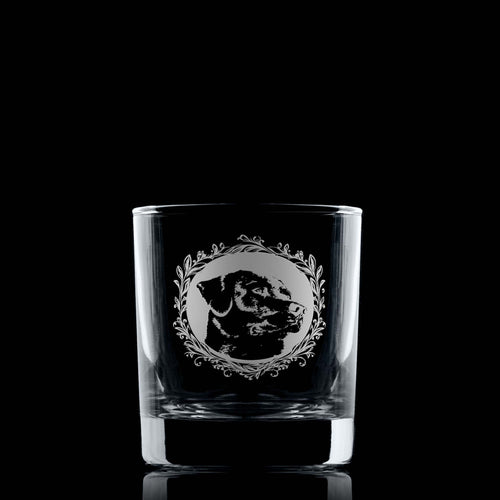Labrador Engraved Whisky Glass