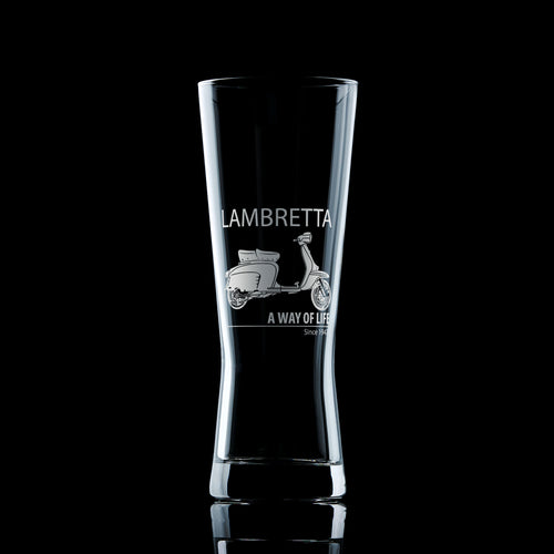 Lambretta Li Special Scooter Pilsner Glass