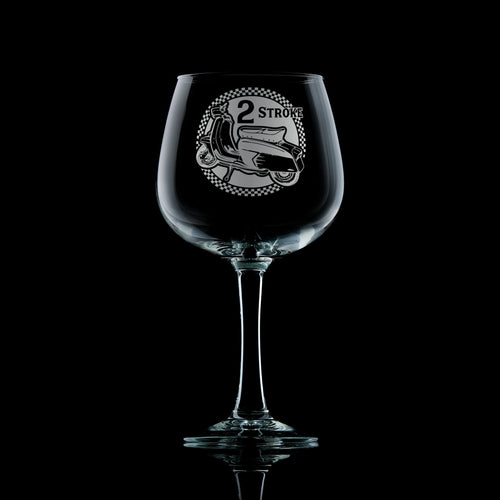 Lambretta SX Scooter Gin Glass