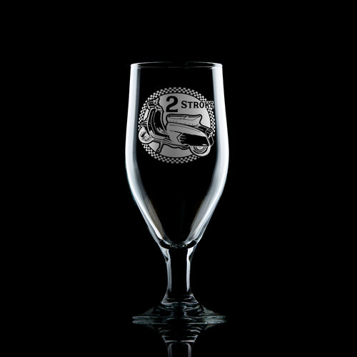 Lambretta SX Scooter Stemmed Beer Glass