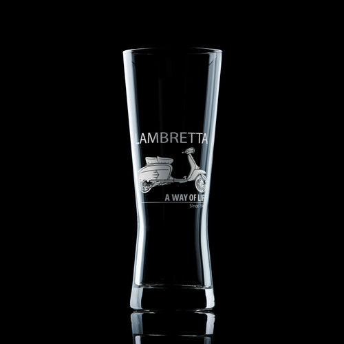 Lambretta SX Scooter Pilsner Glass