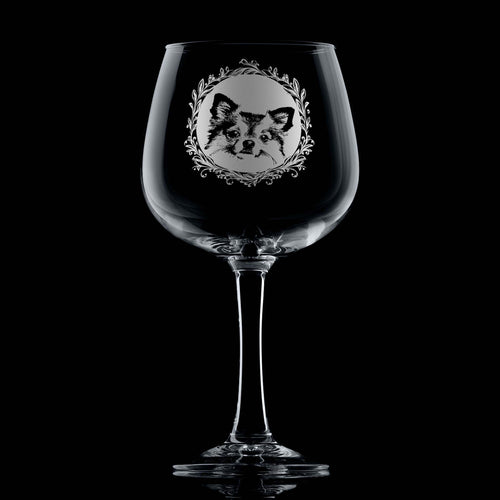 Chihuahua Gin Glass