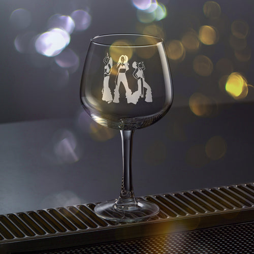 Personalised Dancing Queen Gin Glass