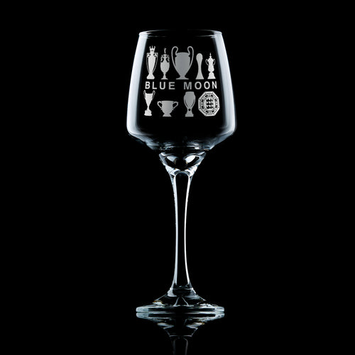 Manchester City Wine Glass