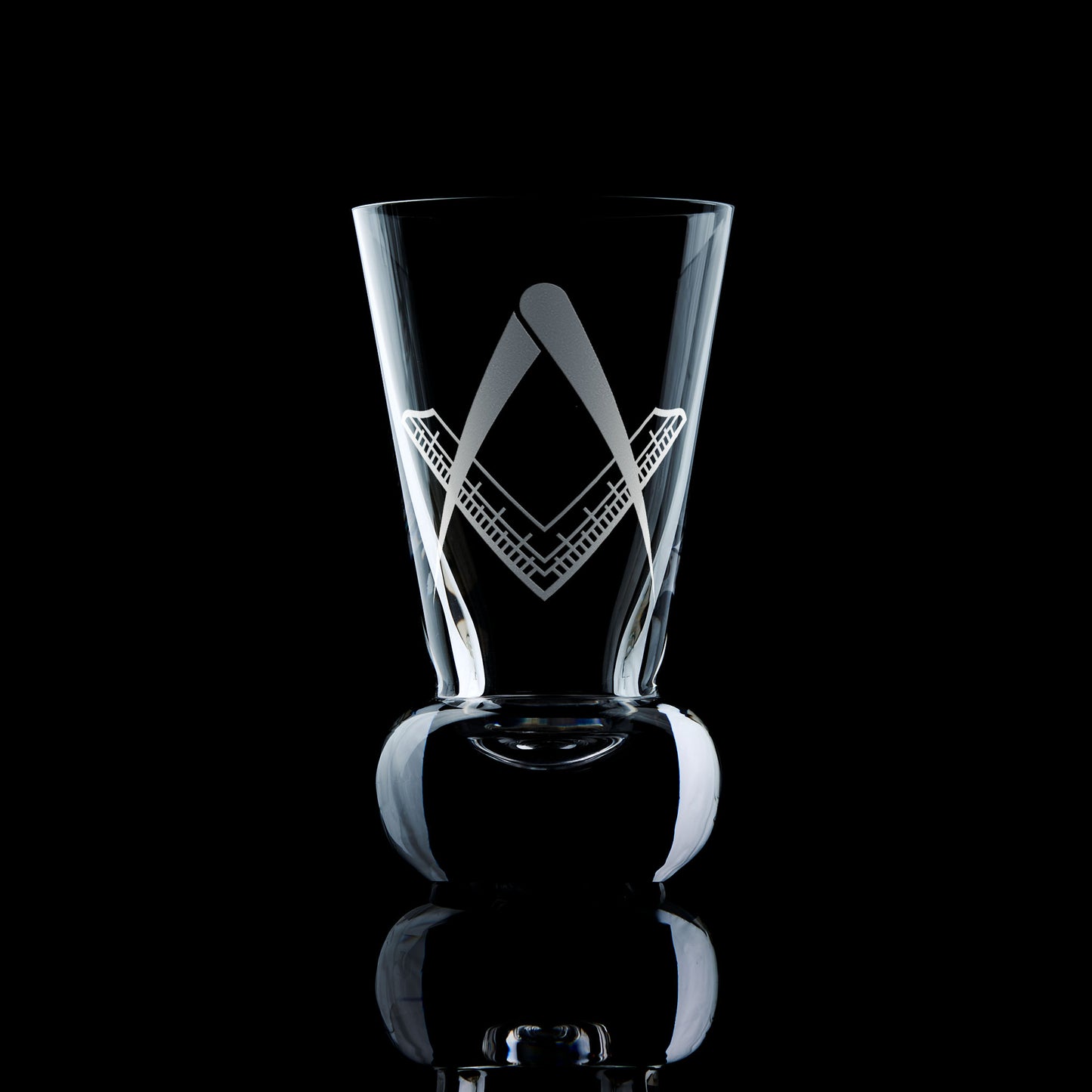 Masonic Square & Compass Firing Glass 3rd Degree