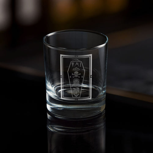 Masonic 3rd Degree Tracing Board Whisky Glass