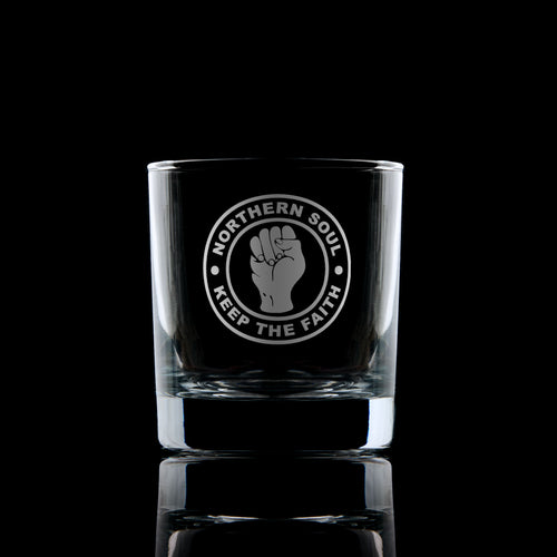 Personalised Northern Soul Whisky Glass