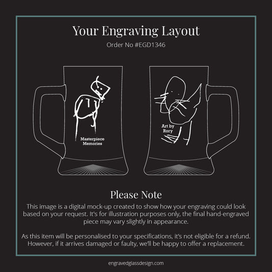 Bespoke Tankard - Childs Artwork