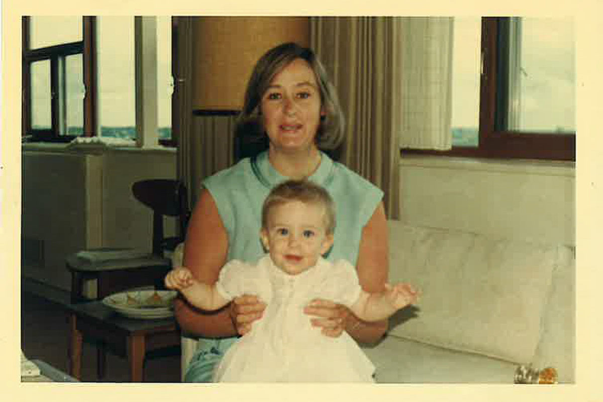 Original vintage family photograph supplied for the engraved glass frame commission