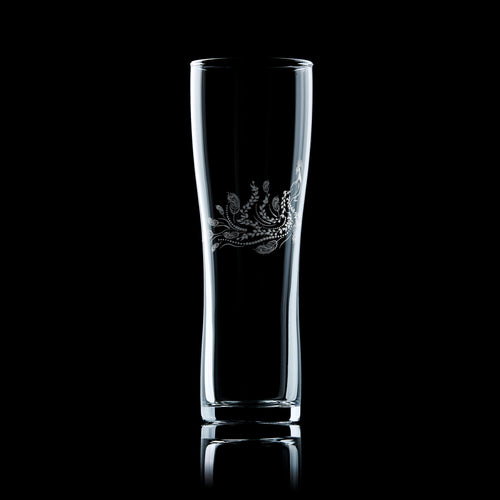 Peacock Pint Glass