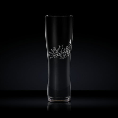 Peacock Pint Glass