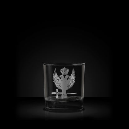 Masonic Rose Croix Whisky Glass, 30th Degree