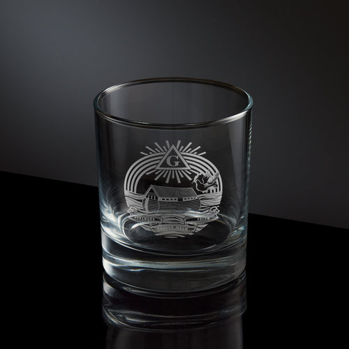 Masonic Royal Ark Mariner Whisky Glass