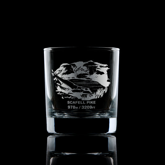 Personalised Scafell Pike Whisky Glass