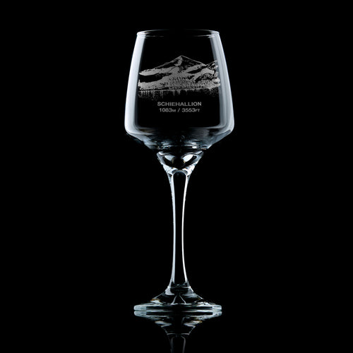 Personalised Schiehallion Mountain Wine Glass