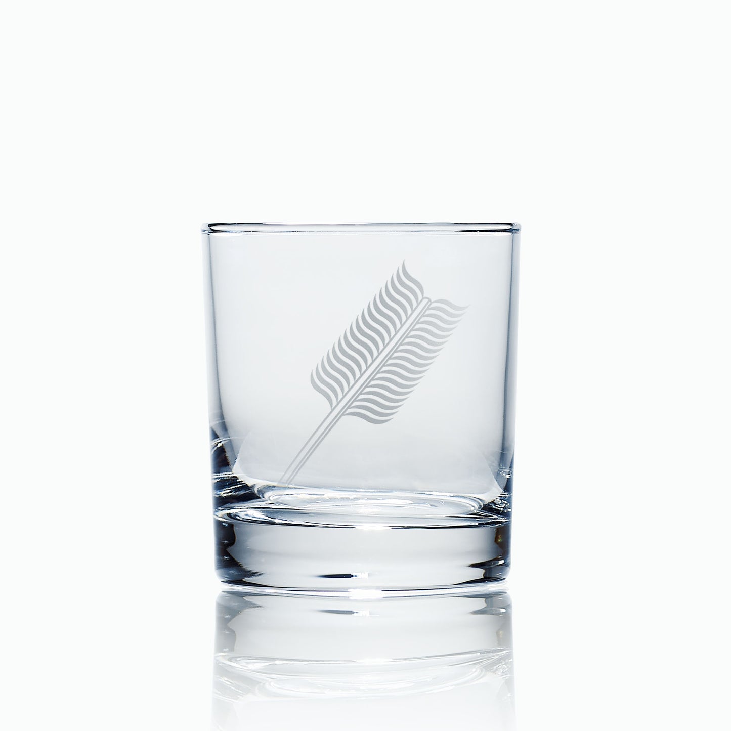 masonic whisky glass engraved with a scottish freemansory assistant secretary's collar jewel