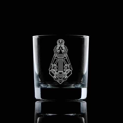 Bard Craft Officers Collar Jewel Whisky Glass - Scottish Constitution