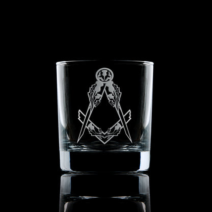 Depute Master Craft Officers Collar Jewel Whisky Glass - Scottish Constitution