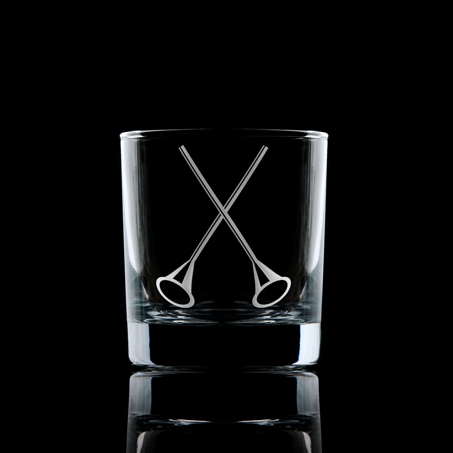 Director of Music Masonic whisky glass – engraved Scottish Constitution jewel