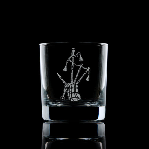 Piper Craft Officers Collar Jewel Whisky Glass - Scottish Constitution