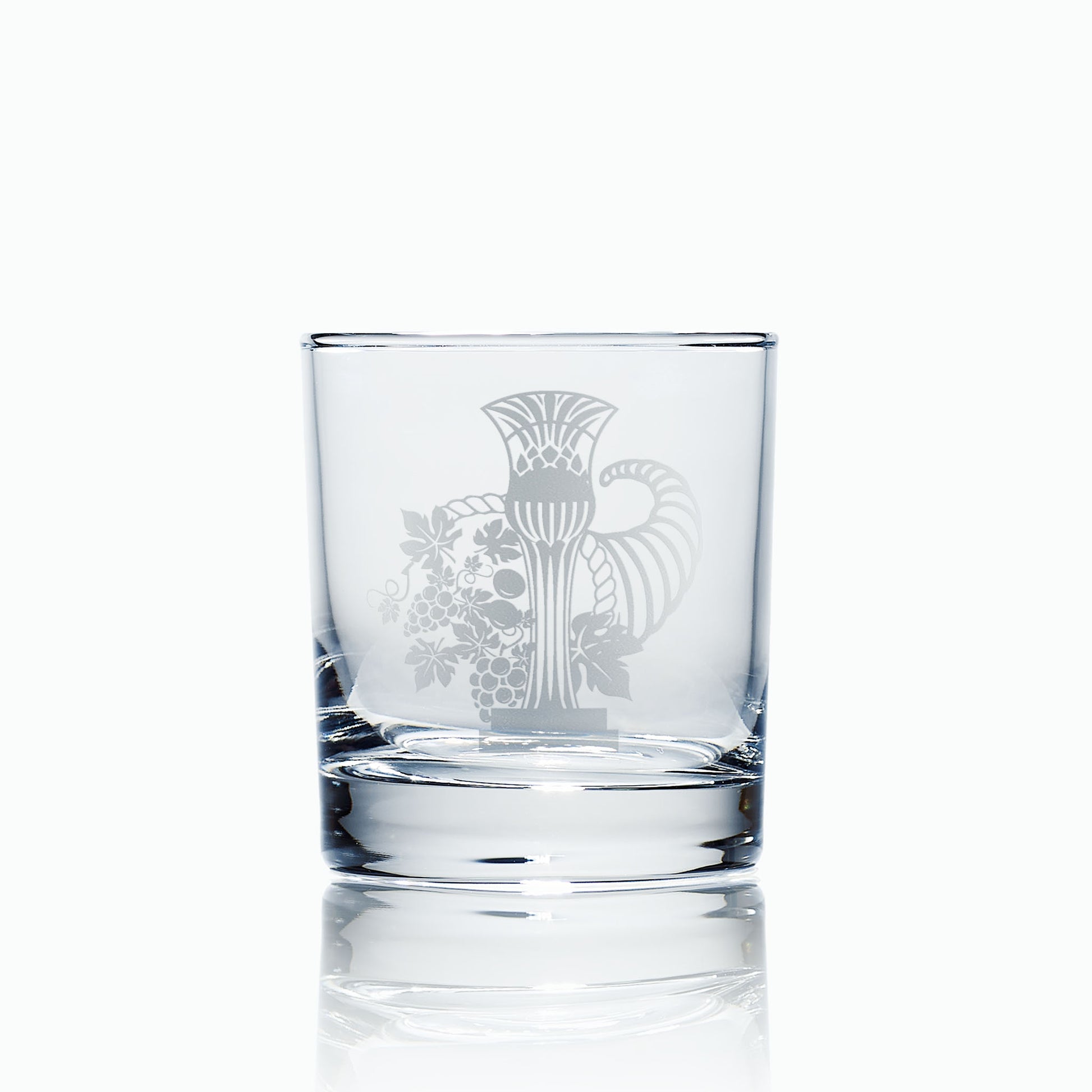 masonic whisky glass engraved with presdent of stewards craft officers collar jewel