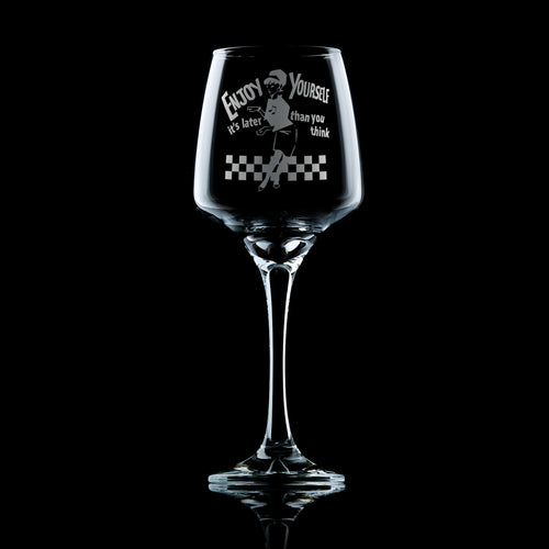 Beat Girl Ska Wine Glass