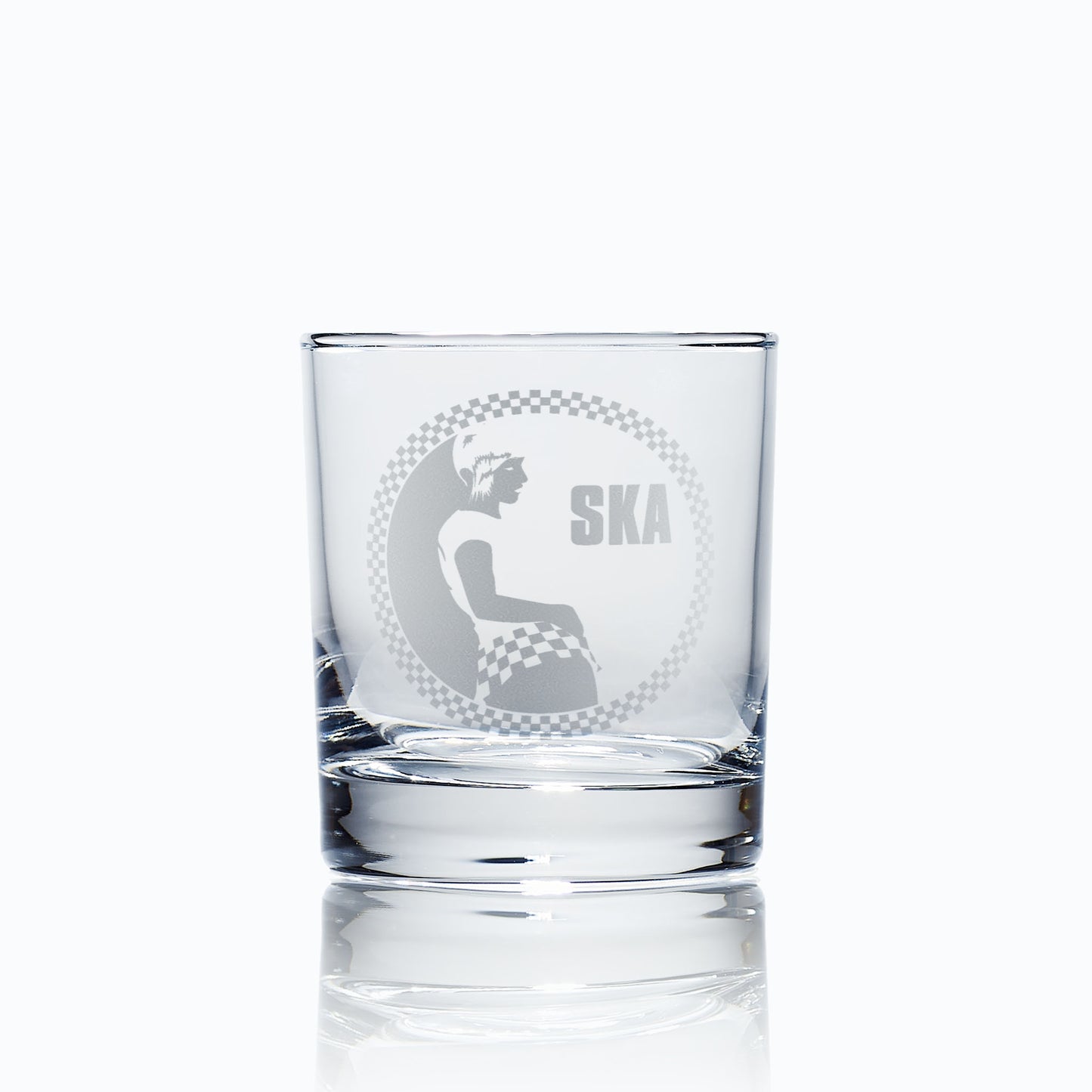 ska rude girl engraved whisky glass