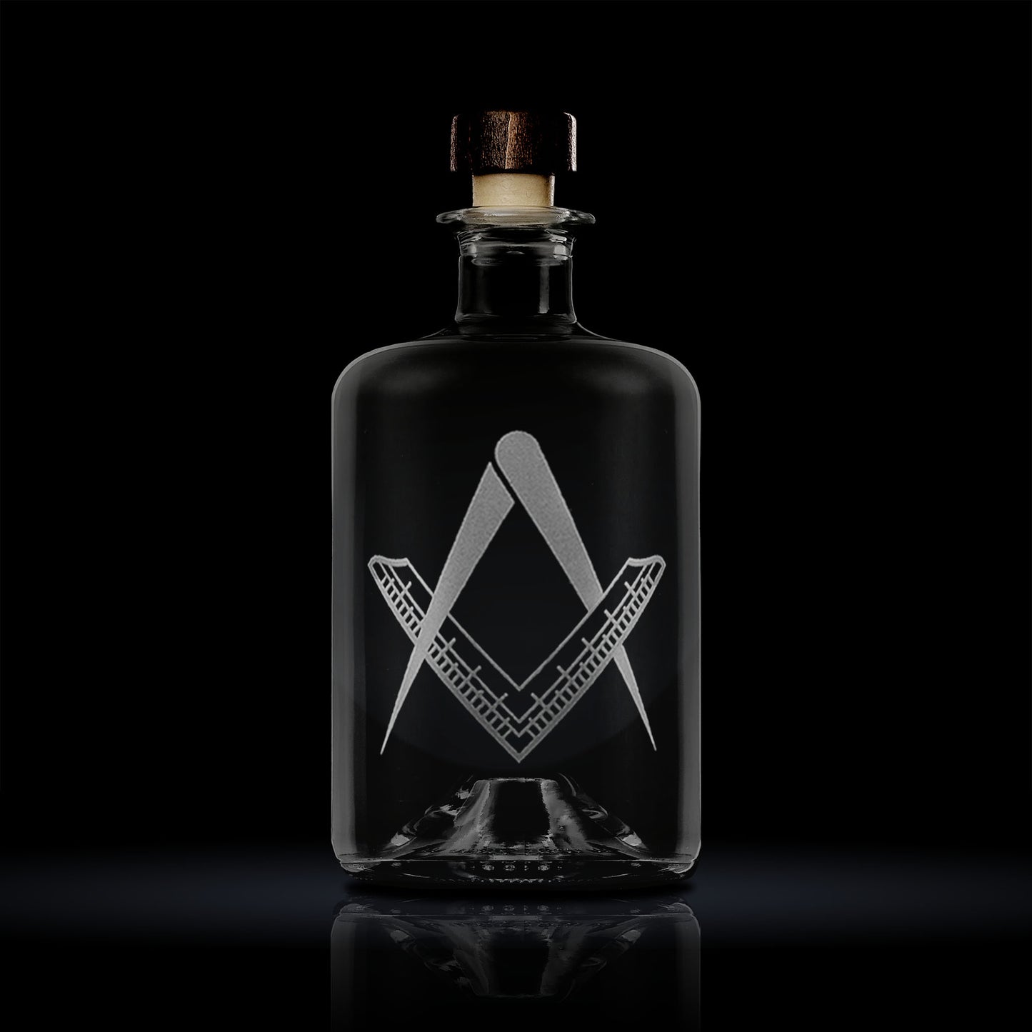 Masonic Fellowcraft Square & Compass Whisky Decanter