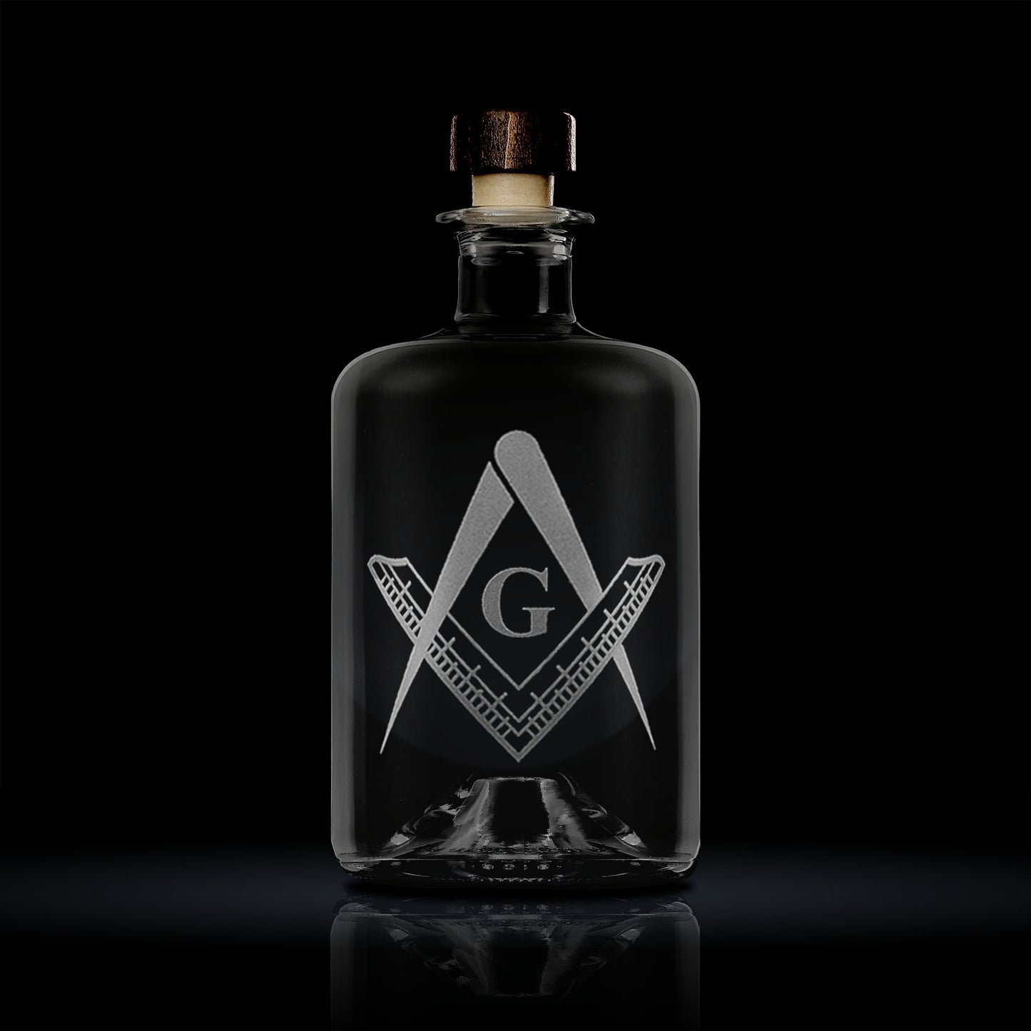 Masonic Fellowcraft Square & Compass Whisky Decanter