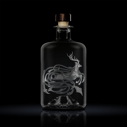 Personalised Celtic Stag Decanter