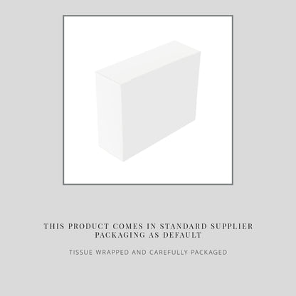 Product packaging with text indicating standard supplier packaging.