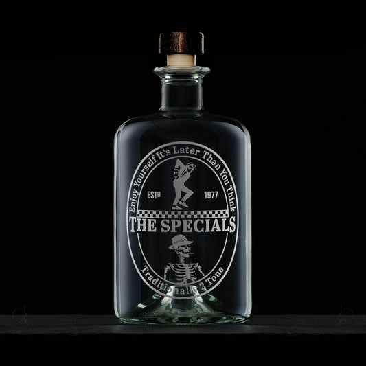 The Specials engraved whisky decanter bottle