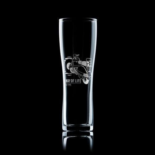 Vespa PX Scooter Pint Glass