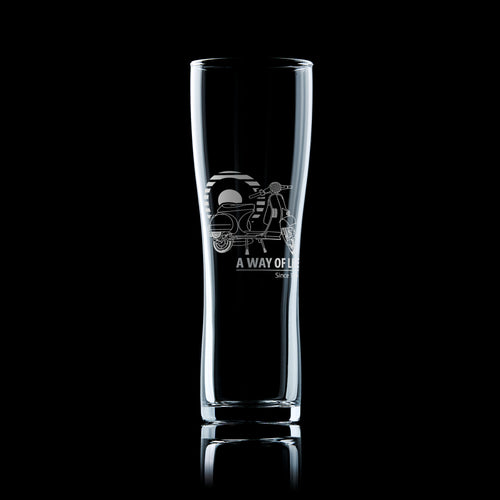 Vespa T5 Scooter Pint Glass