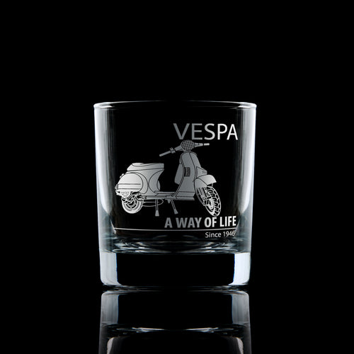 Vespa T5 Scooter Whisky Glass