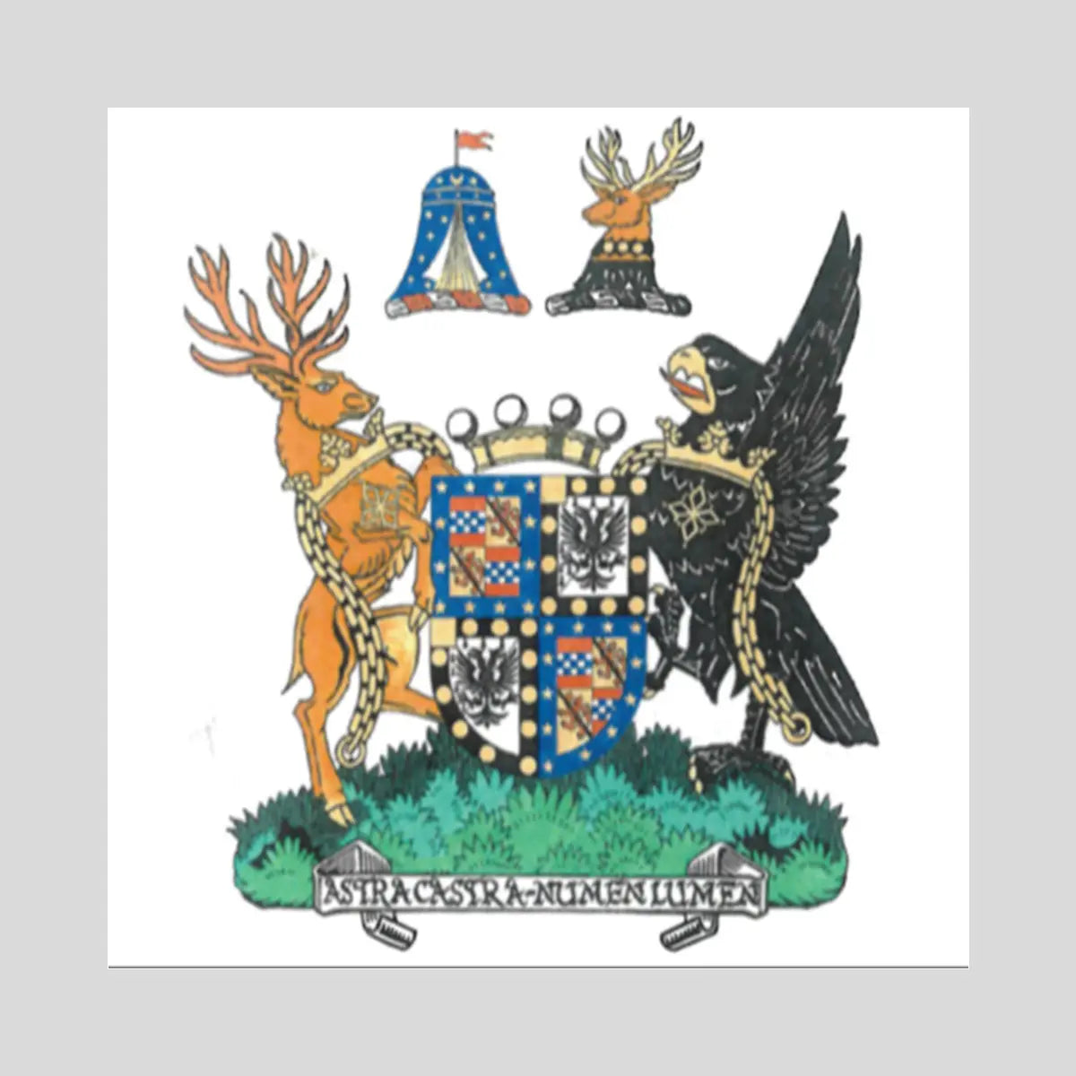 Original artwork reference for Wantage Lodge Masonic engraving