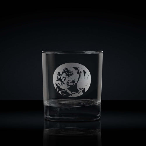 Personalised Weimaraner Whisky Glass