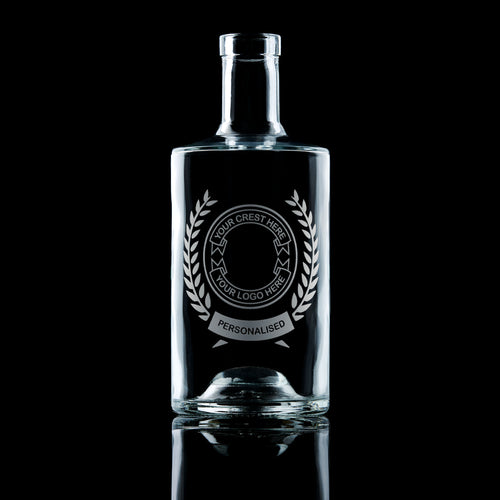 Custom Engraved Glass Spirit Bottle