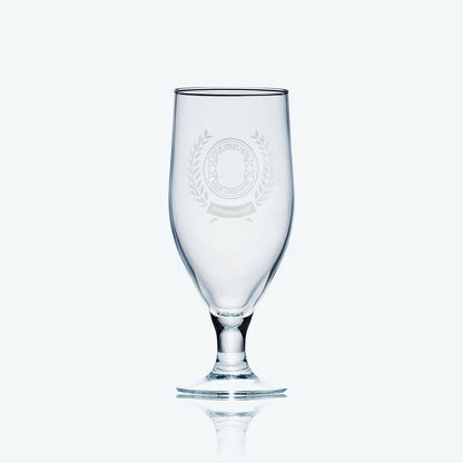 custon engraved stemmed beer glass engraved with your logo